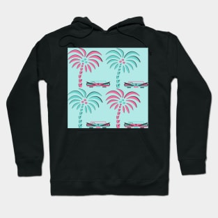 Atomic Cafe MidCentury Palms Hoodie